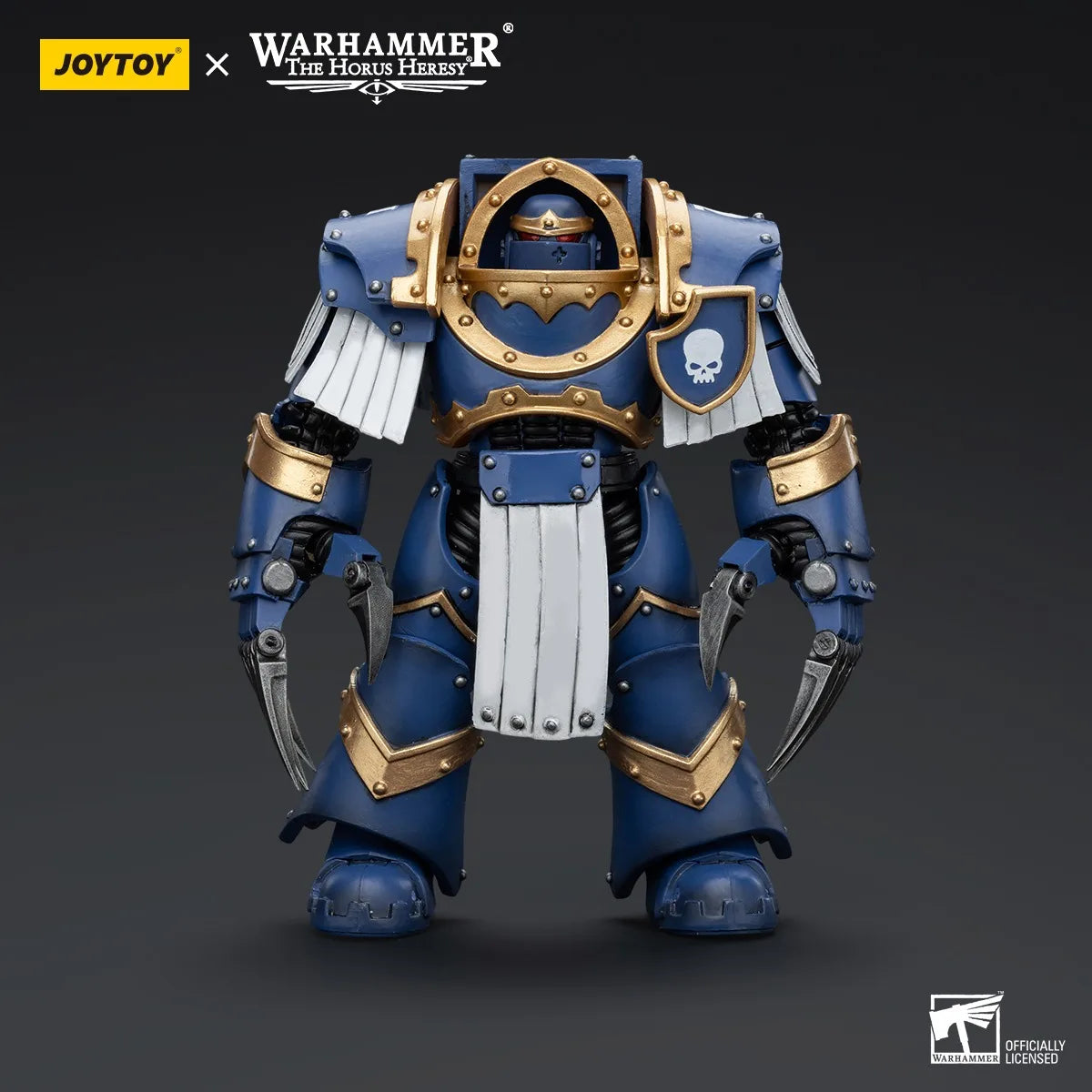 Joytoy Warhammer 1/18 Action Figures Ultramarines Cataphractii Terminator Squad Terminator with Lightning Claws Boy Gifts