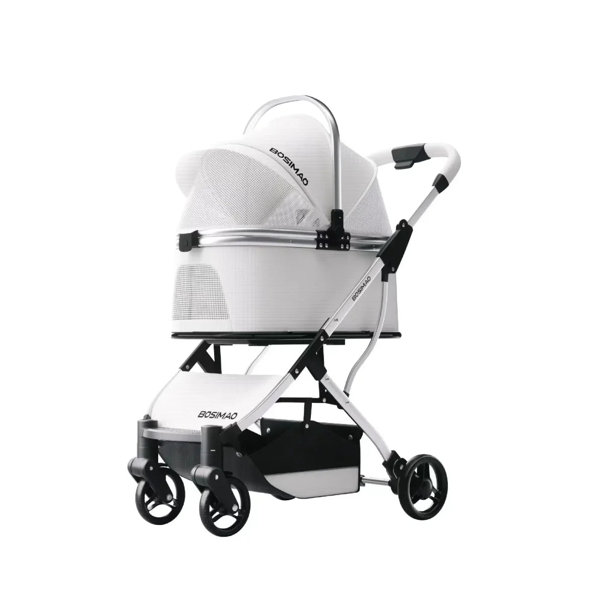 High appearance Pet Stroller Detachable Multifunctional Pet Carrier Lightweight and Foldable Portable Pet Stroller Dogs Buggy