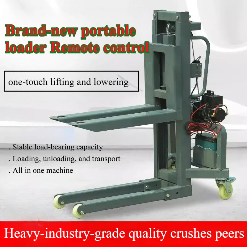 Portable Electric Mini Forklift for Loading & Unloading - Ideal for Lighting, Stage Equipment, and ATA Cases