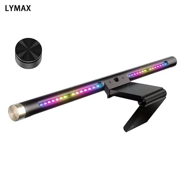 LYMAX Led Monitor Light Bar Stepless Dimming RGB Acoustic Pickup Computer Study Reading Lamp Screen Hanging Light For Game Work