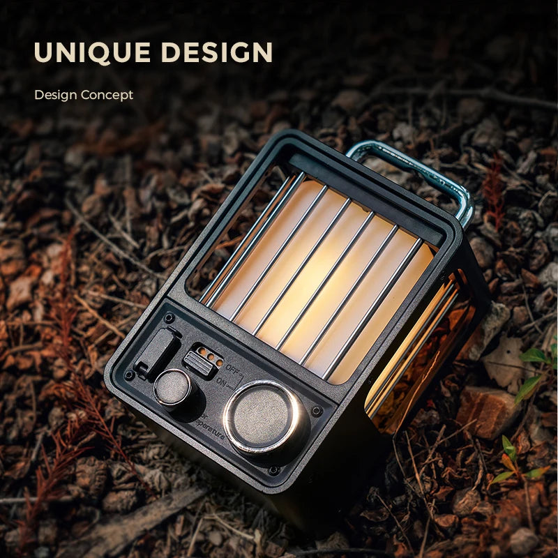 FLEXTAIL Retro Outdoor Camping Lamp Portable Villa Lantern Rechargeable Vintage Photo Props Outdoor Camping Lights