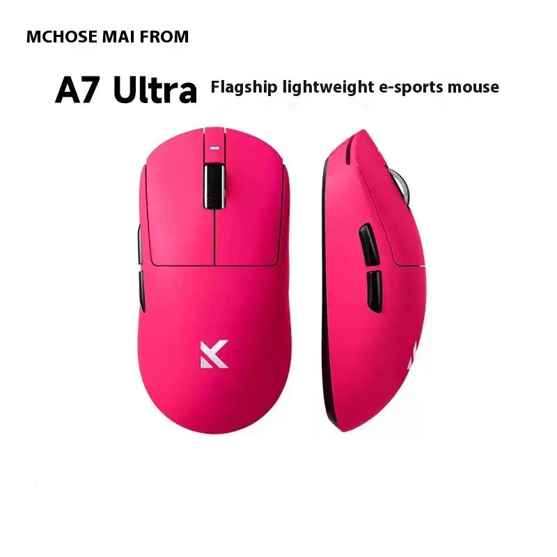 Mchose Ultra A7 Wireless Bluetooth Mouse 3 Mode Esports pro Lightweight Gaming Mouse Paw3395 for Boys Computer Peripherals