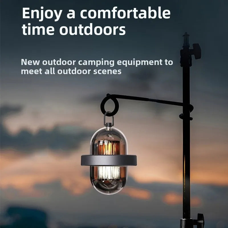 Outdoor camping atmosphere light desktop detachable lantern hanger