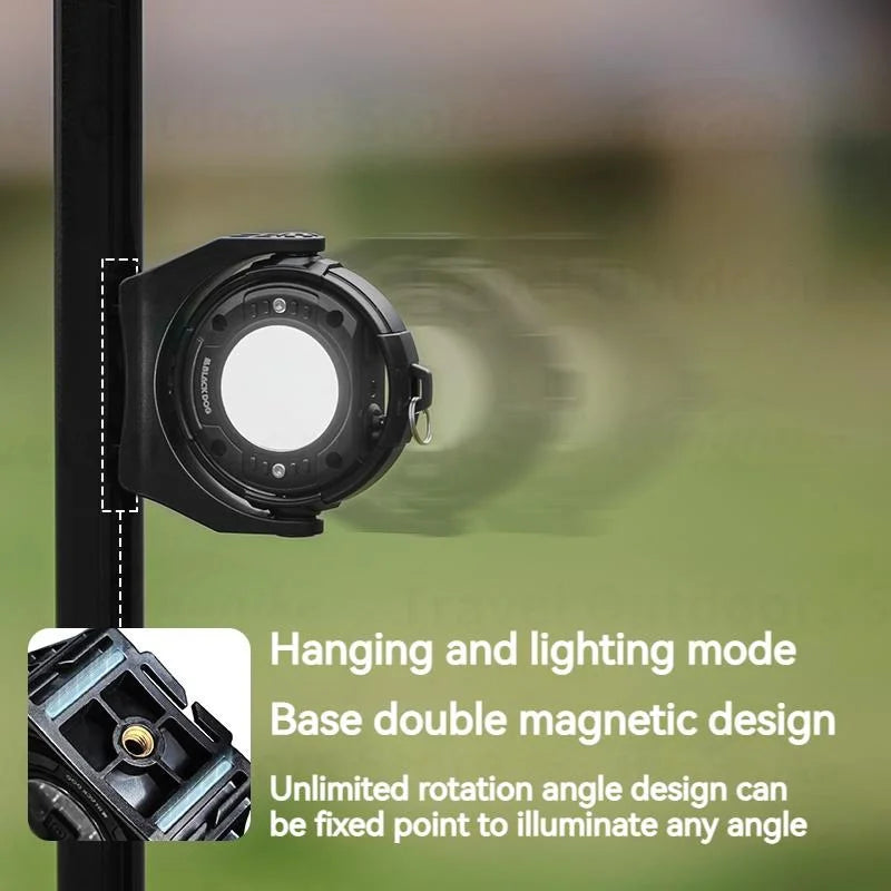 Naturehike Blackdog Camping Light Portable Type-C Rechargeable Mobile Phone Hanging Tent IPX3 Waterproof Life Emergency Light