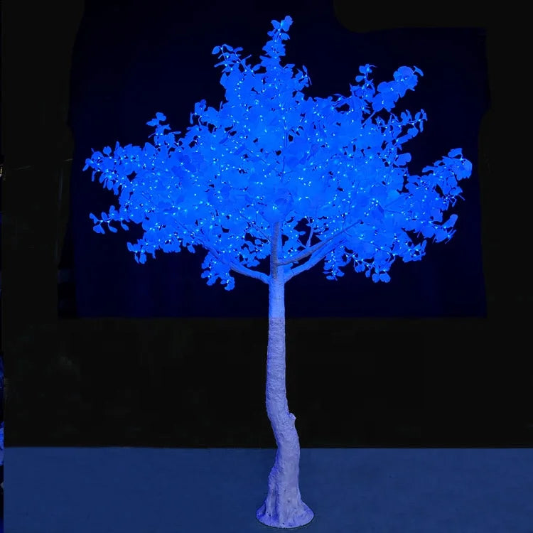 Wholesale Outdoor Landscape Decoration 13ft White RGB Ornament Luminous LED Christmas Flower Tree Light Garden Decoration