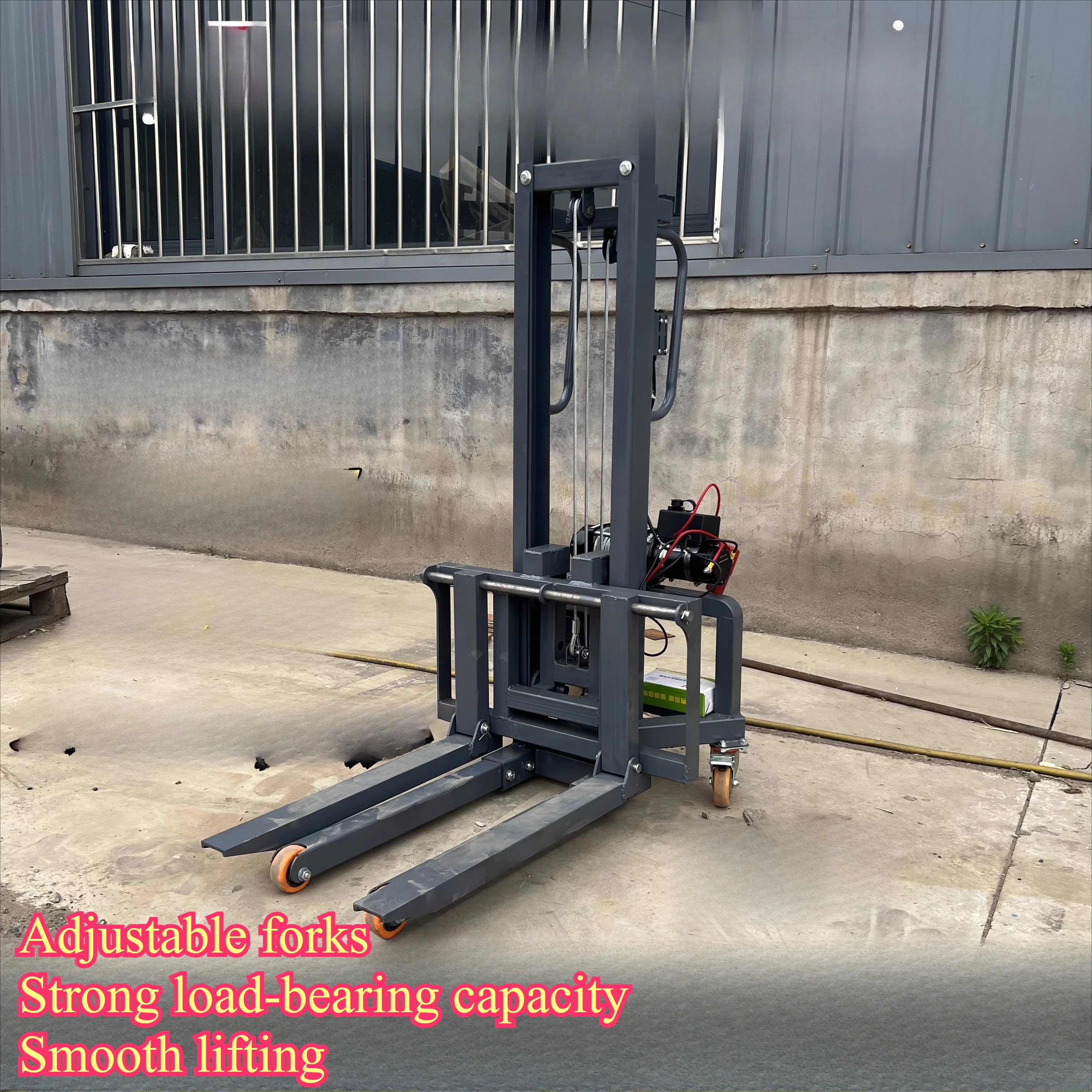 Portable Electric Mini Forklift for Loading & Unloading - Ideal for Lighting, Stage Equipment, and ATA Cases