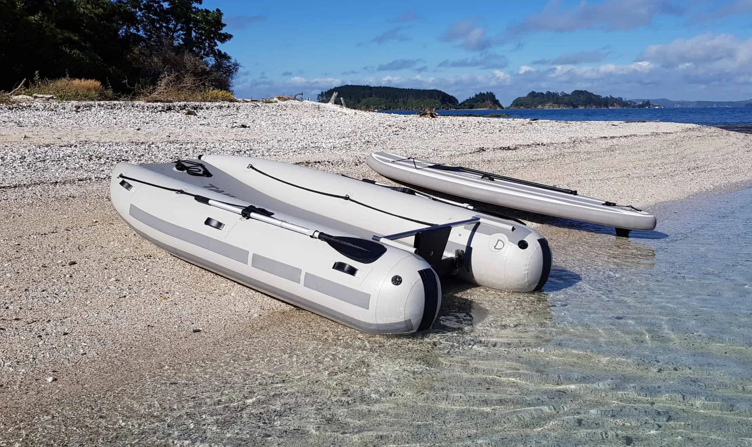 Pontoon Tubes Boat Racing Fishing Kayak High Speed  Super Light Inflatable Catamaran