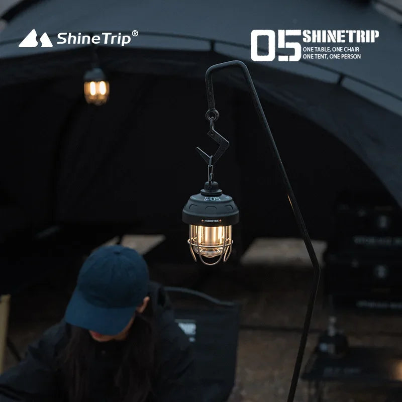 ShineTrip Outdoor Vintage Pendant Light Ultra Long Life Camping Ambient Light Portable Rechargeable Tent Lights Camp Lantern New