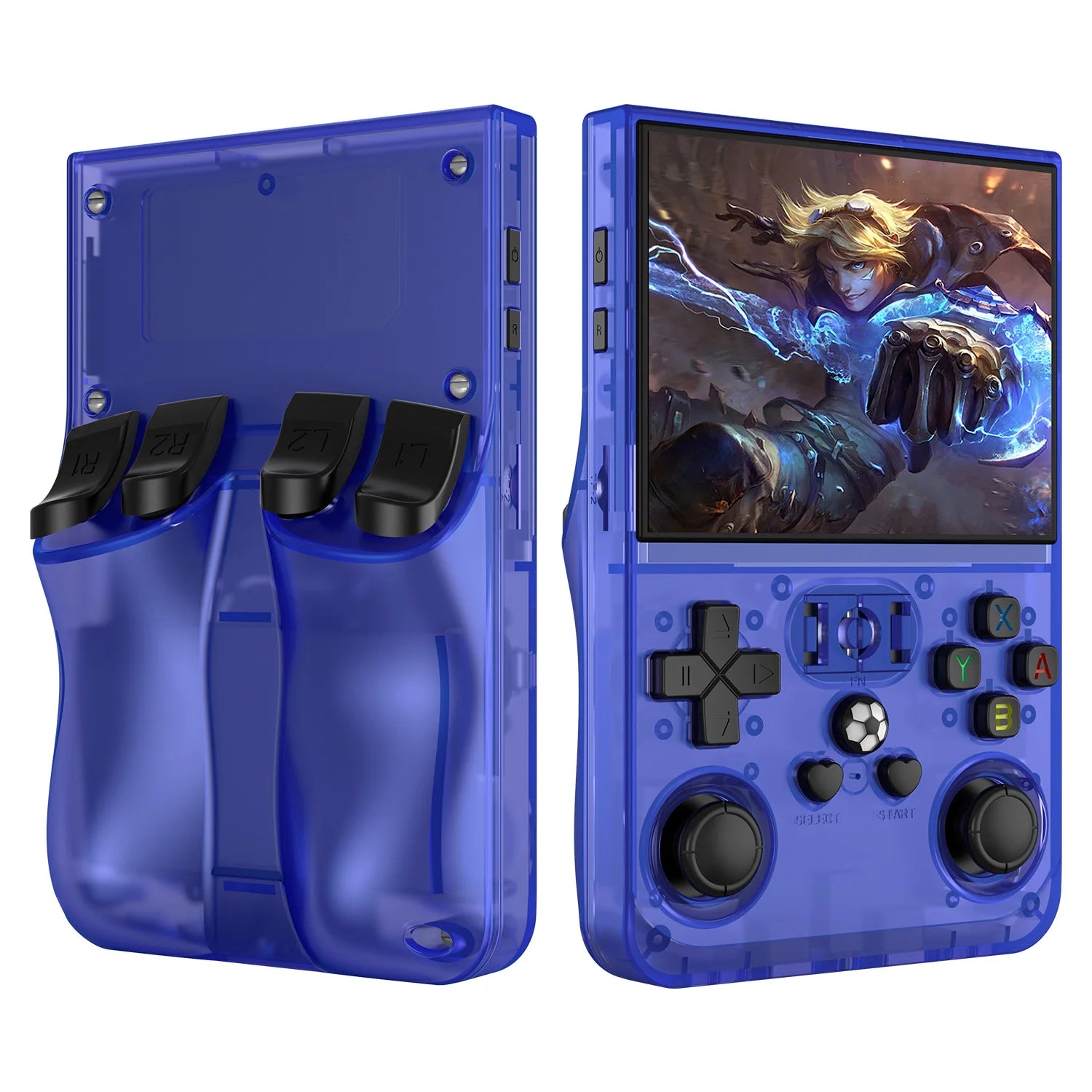 Open Source R36PRO 30000+Games Retro Handheld Video Game Console 3.5 Inch IPS Screen RK3326 Chip Portable Pocket Video Player