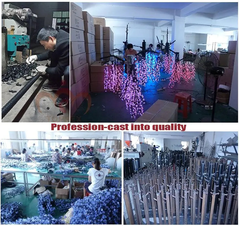 Best-Selling Outdoor Acrylic Palm Tree LED Light Stylish Artificial Metal Mushroom Garden for Street or Yard Decorations