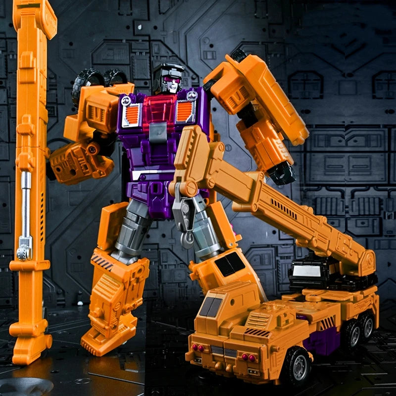 Jinjiang 6 in 1 Action Figure Devastator Toy Anime Transformation Robo ...