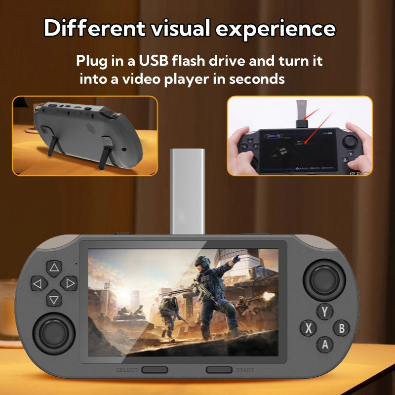 4.5-inch Portable Handheld HD Gaming Console with 2 Controllers