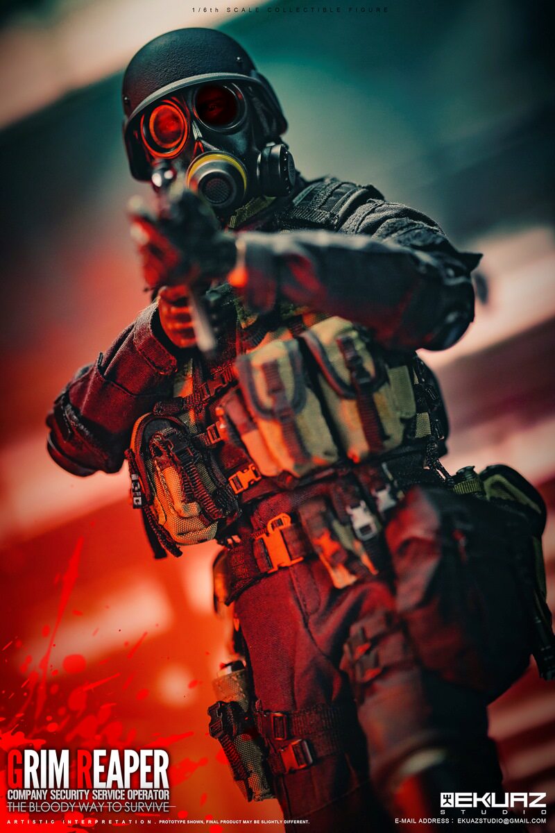 EKUAZ STUDIO 1/6 CSS G.I. Joe: Resident Evil 2 Death Hank Doll EKS05 Restock