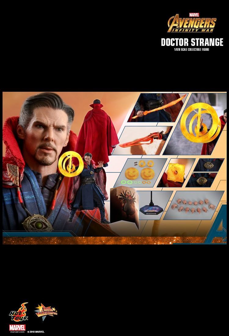 Hot Toys 1/6 Avengers: Infinity War Doctor Strange 2.0 Action Figure MMS484