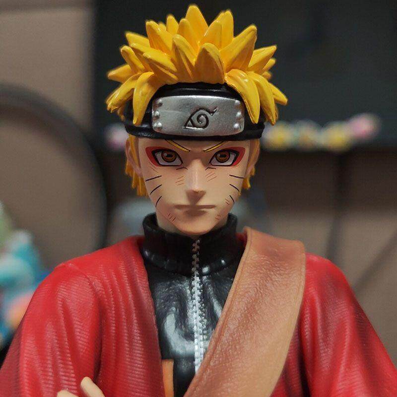 Naruto's new 31cm sage mode Naruto model figure double-headed carving luxury GK figure