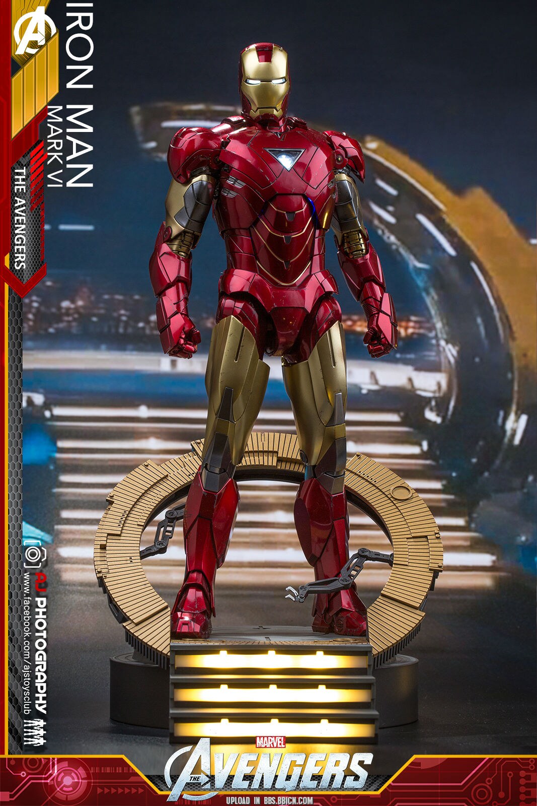 HotToys HT MMS378D17 1/6 alloy die-cast Iron Man MK6 Donny Tony action figure