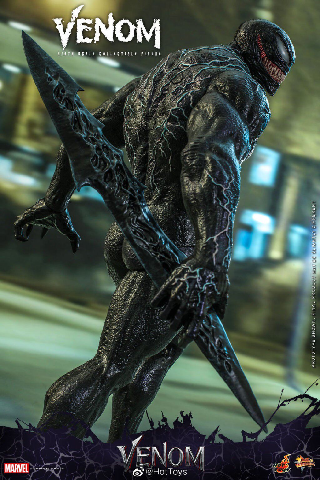 HOTTOYS HT MMS590 Venom 1.0 Deadly Guardian Venom1:6 movable figure