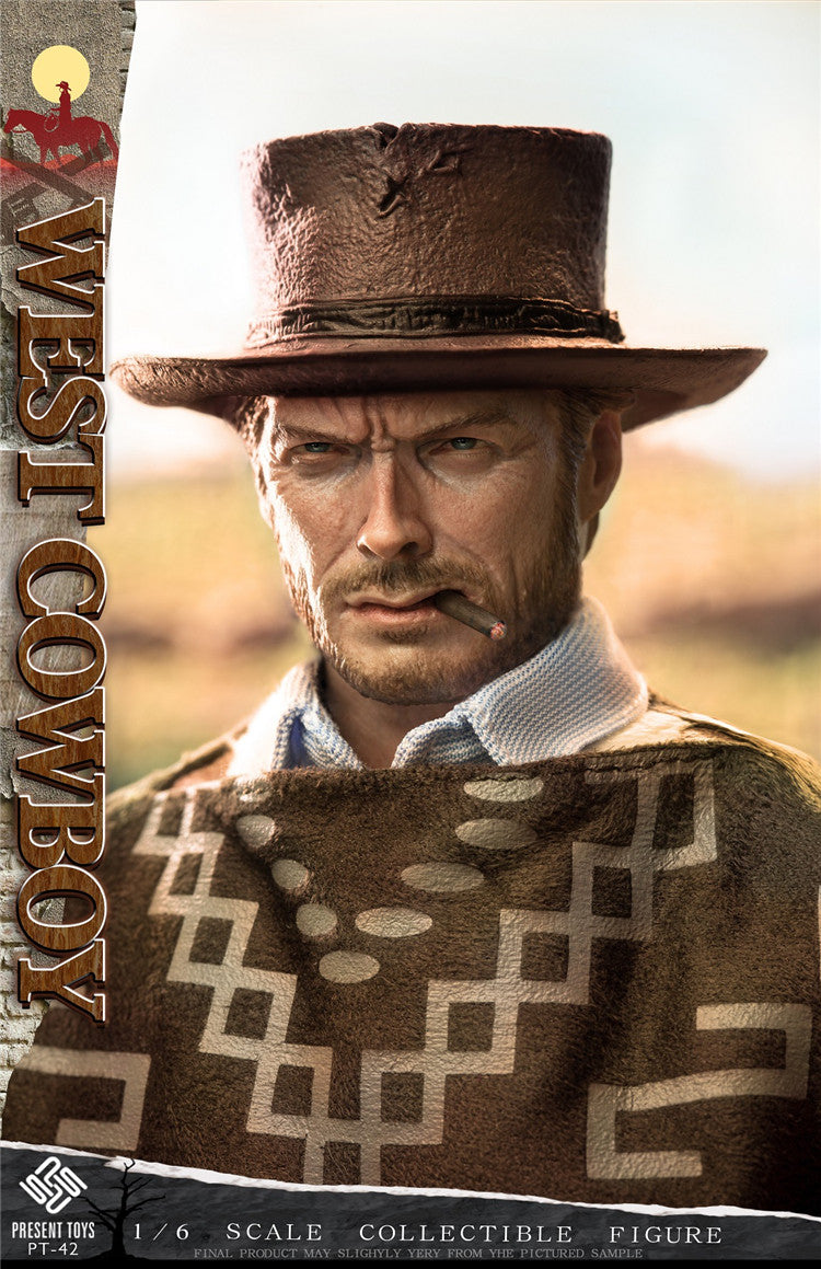 PRESENT TOYS 1/6 Western Cowboy Red Dead Redemption Double-Headed Sculptor Figure PT-sp42
