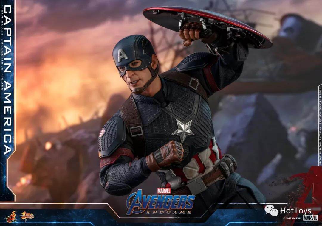 Hottoys1/6HT Avengers 4 Endgame Captain America A4 Captain America 7.0MMS536  action figures