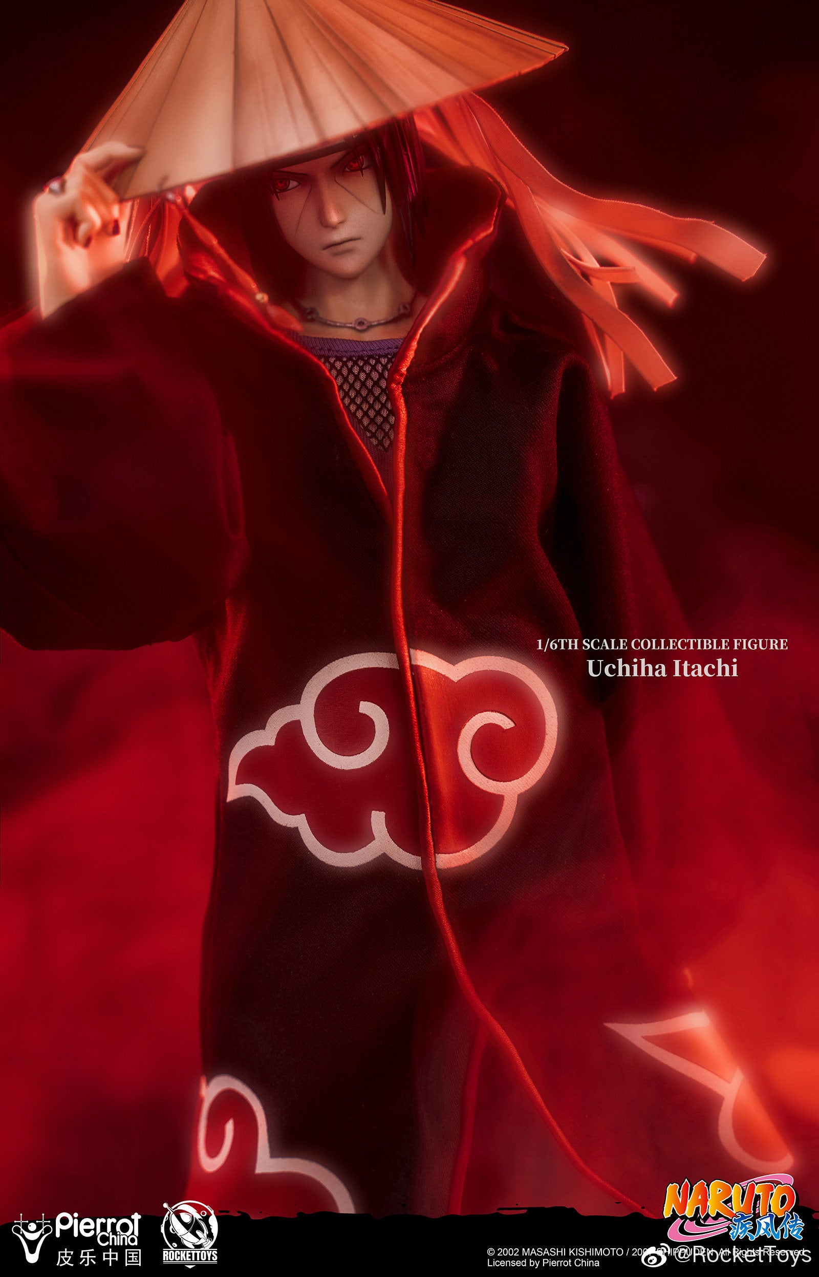 RocketToys 1/6 Naruto Shippuden Uchiha Itachi Action Figure ROC-003