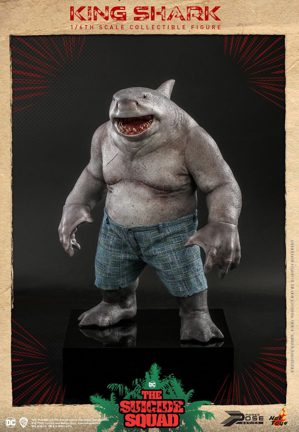 HOTTOYS HT 1/6 Task Force: King Shark Nanawi Semi-Artificial Action Figure PPS006