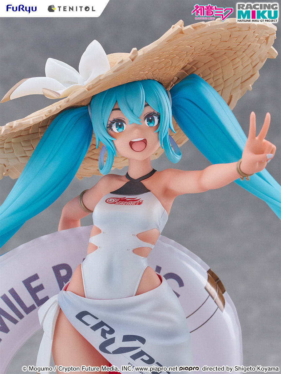 21cm FuRyu Hatsune Miku Racing Miku 2024 Tropical Figure