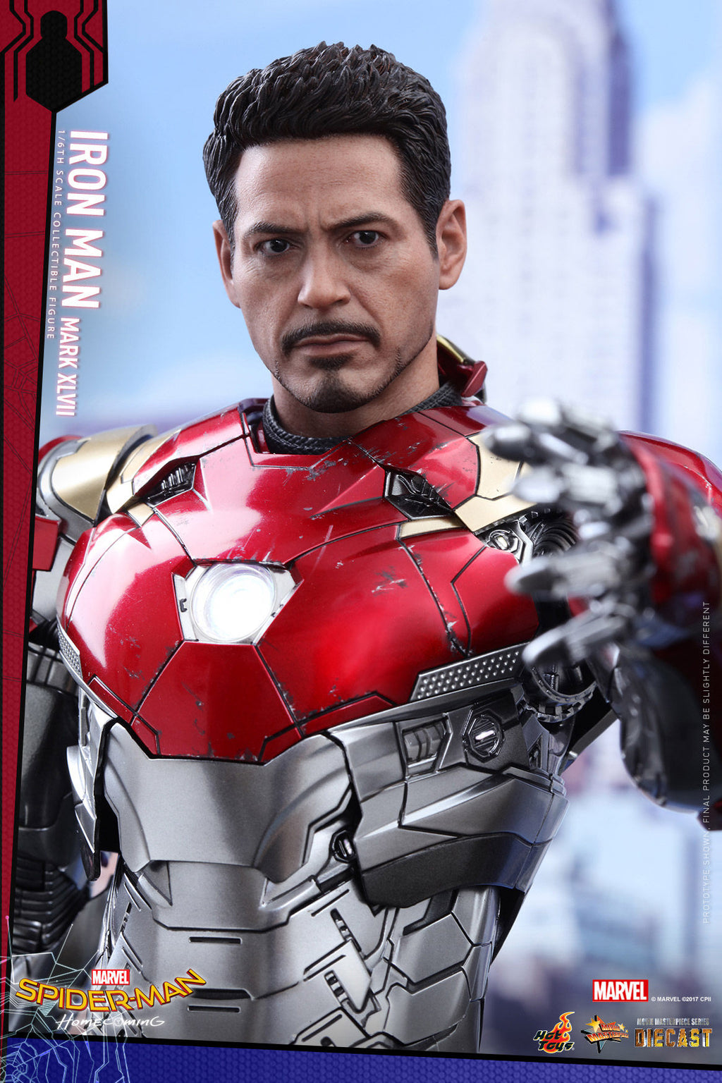 Hot Toys HT 1/6 Back to School Iron Man MK47 Articulated Figure MMS427D19