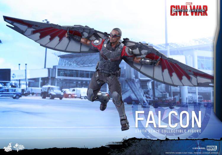 HotToys HT 1/6 Civil War Captain America 3 Falcon Winter Soldier 2.0 FalconMMS361 action figures