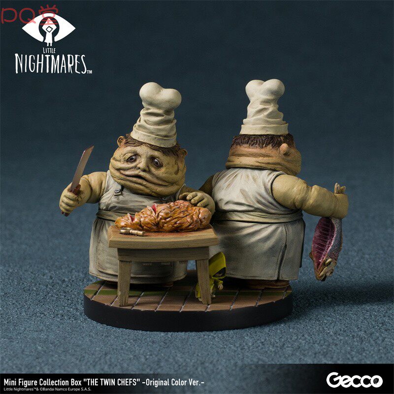 Gecco Little Nightmares mini figure collection set, complete set of 6 original color version figures