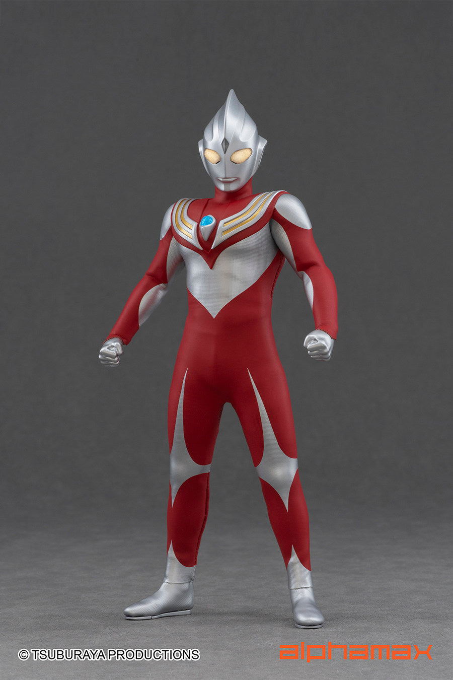 Alphamax — Ultraman Tiga: Power Type (Fabric Outfit) — Articulated Action Figure Licensed Version
