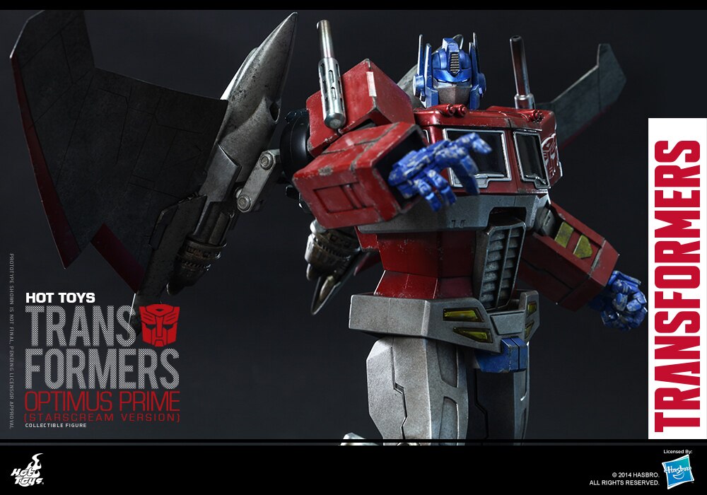 Hottoys HT TF001 1/6 Transformers G1 Optimus Prime VIP Starscream Fitted Version Action Figure