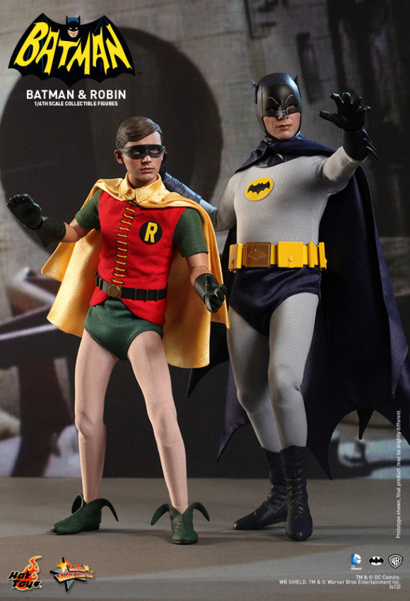 HotToys HT MMS218 1/6 Batman MMS219 Robin 1966 version movable figure