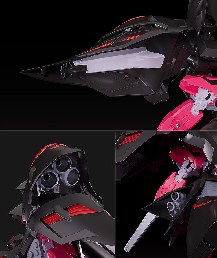 GSC MODEROID *Martian Successor Nadesico*: Dark Prince - Black Lily (Assembly Model)