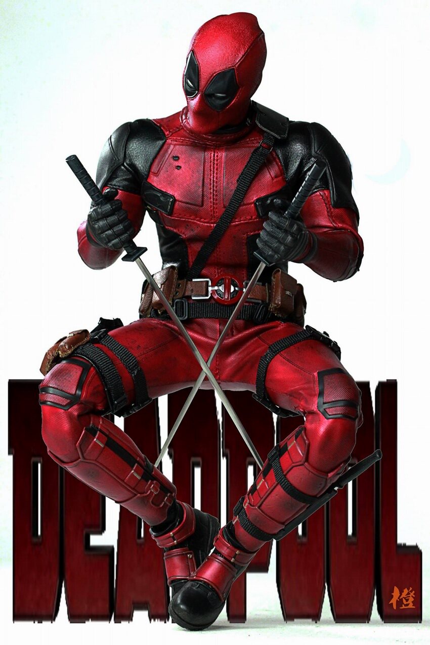 HT HOTTOYS 1/6 Deadpool Deadpool 1.0 2.0 First Edition MMS347 Model Action Figure