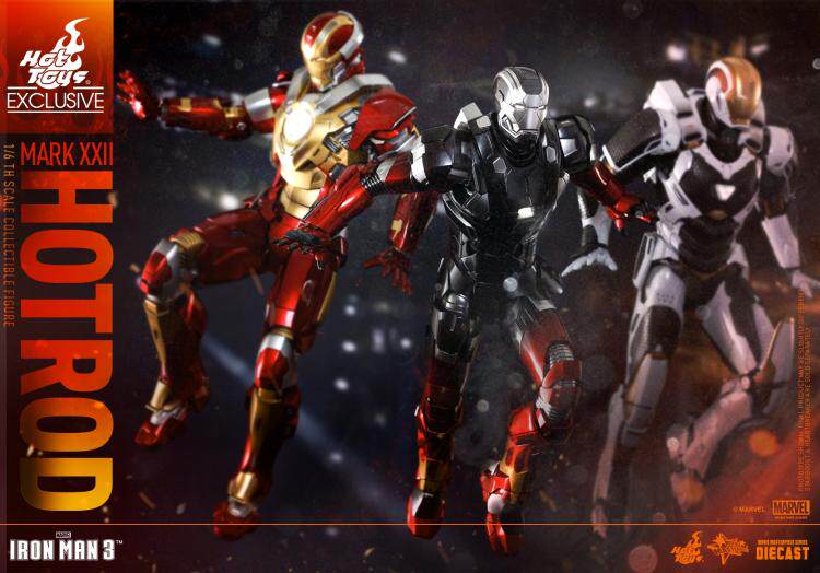 HT HotToys Alloy Limited 1/6 Iron Man MK22 Venue Hot Rod Hot Rod MMS272 action figures