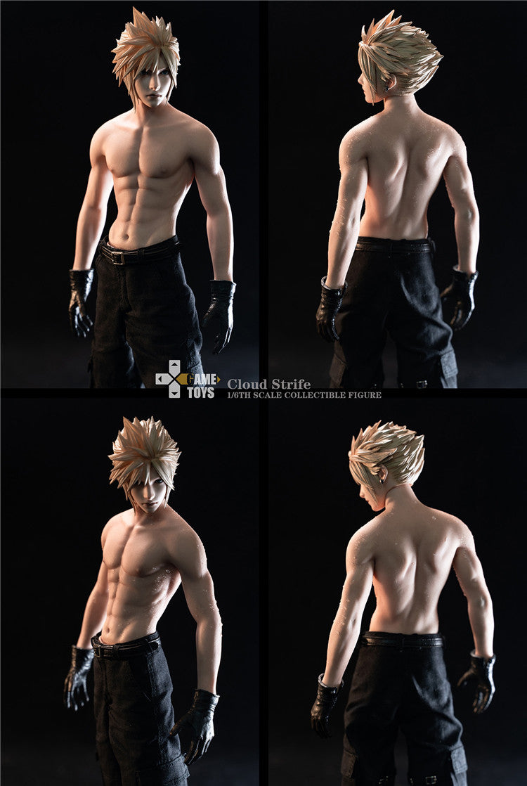 GAMETOYS 1/6 Fantasy Warriors AC Version Final Cloud Action Figure GT-006