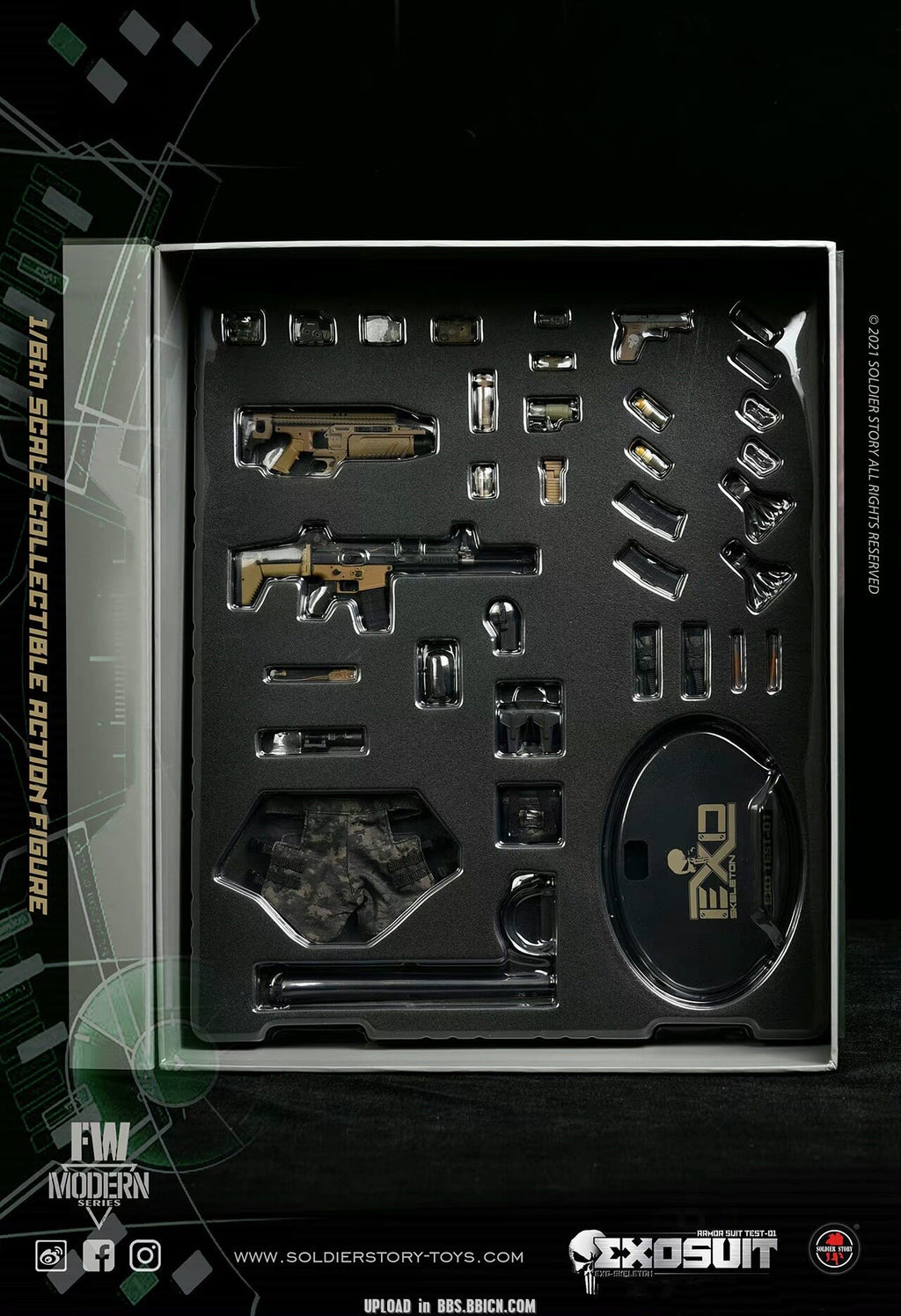 SoldierStory 1/6 Individual Exoskeleton Armor Suit Edge of Tomorrow Soldier Doll SS122