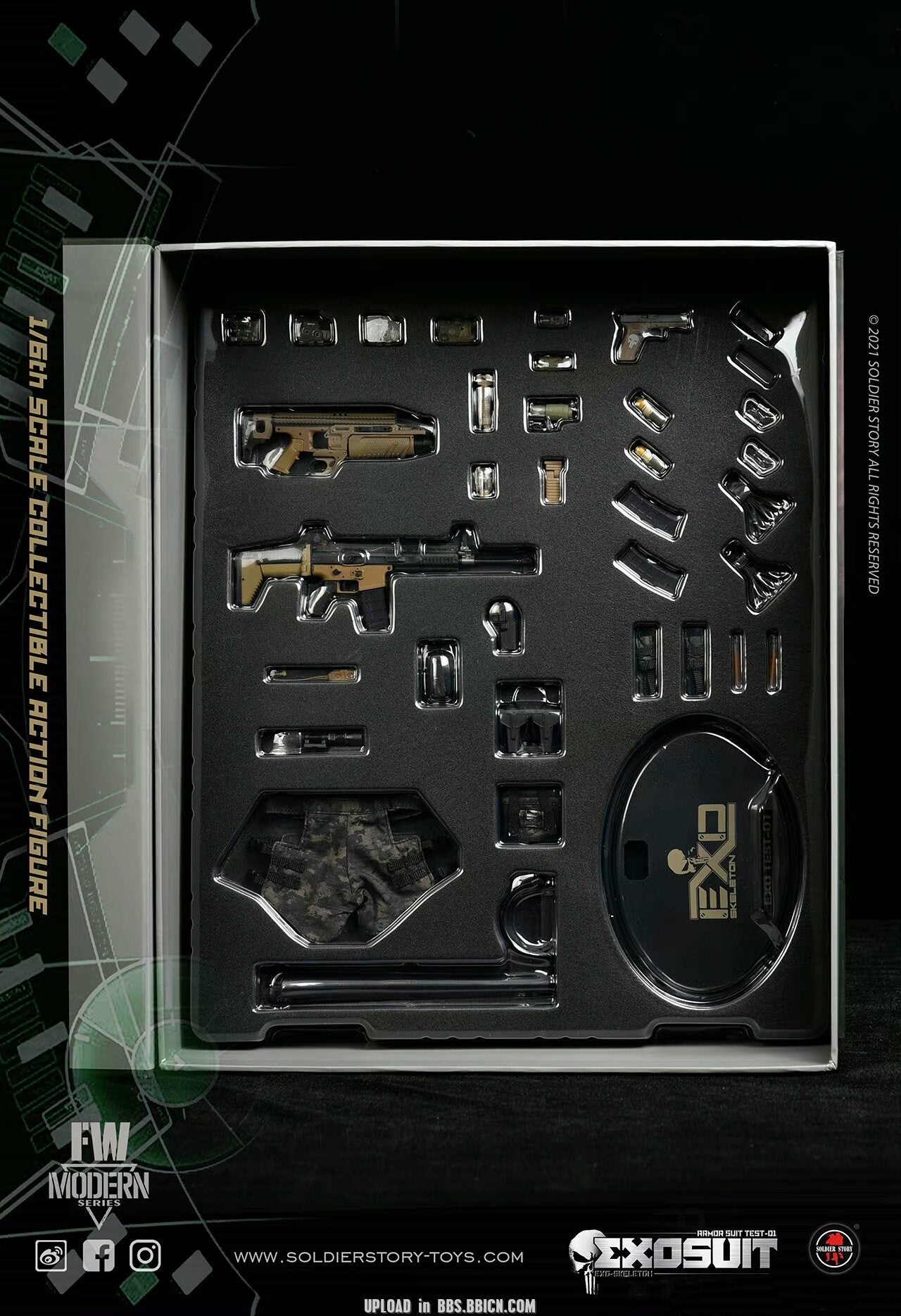 SoldierStory 1/6 Individual Exoskeleton Armor Suit Edge of Tomorrow Soldier Doll SS122