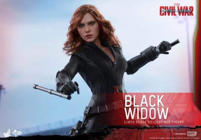 HotToys HT 1/6 MMS365 Captain America 3 Civil War Black Widow 5.0 action figures