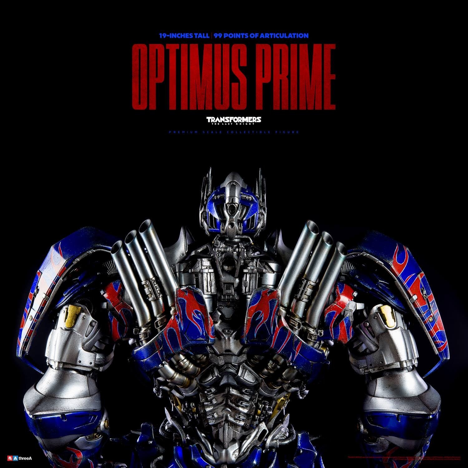 Threezero 3A 19-inch Optimus Prime Transformers 5: The Last Knight 3Z0384