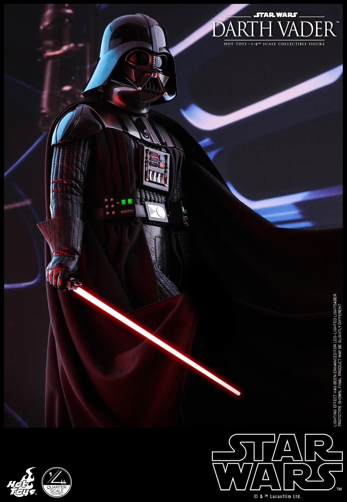 HOTTOYS HT 1/4 Star Wars Episode VI Darth Vader Action Figure QS013