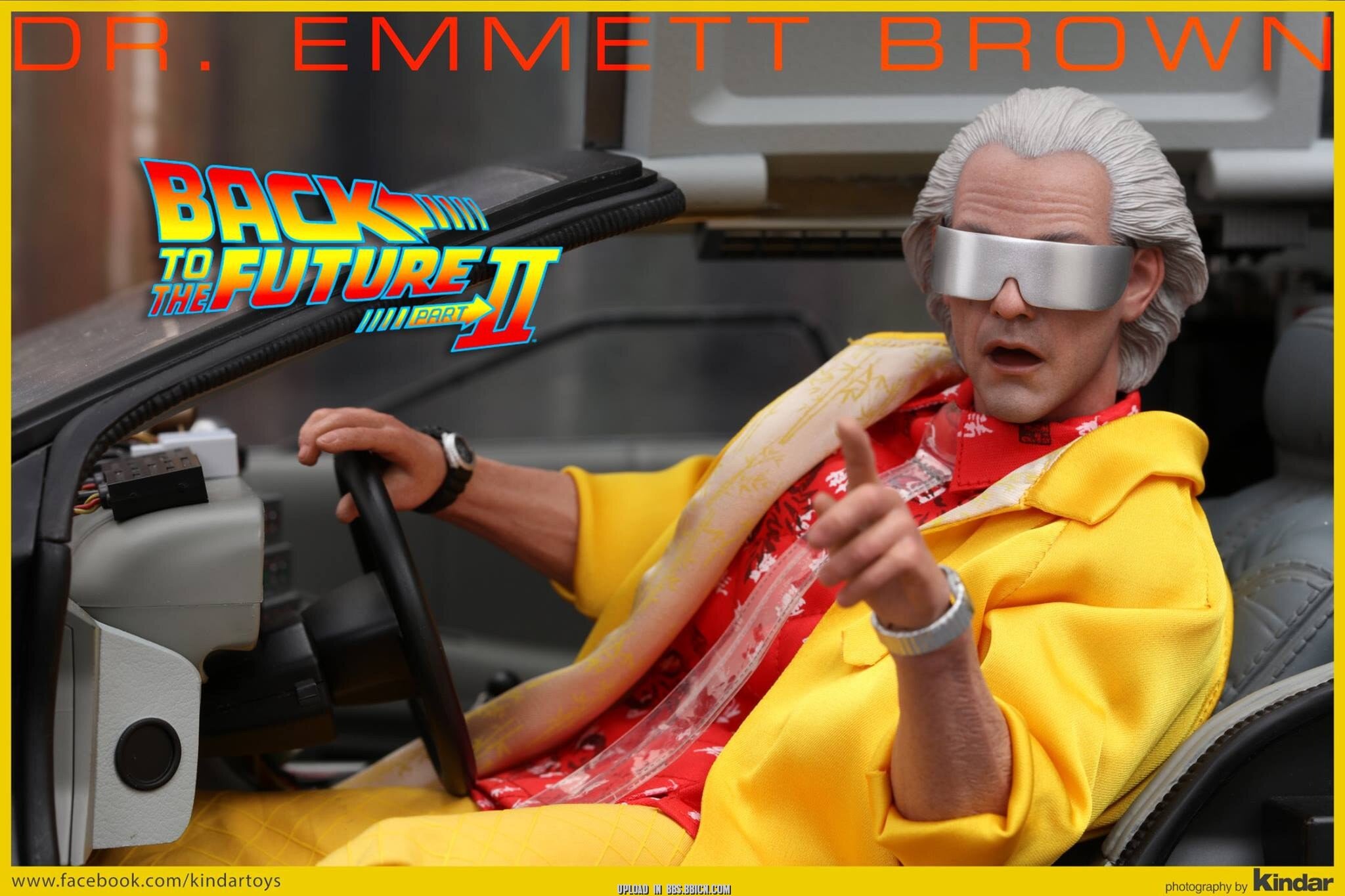 HOTTOYS 1/6 mms380 Back to the Future 2 Dr. Brown 1.0 Regular Edition c Action Figure