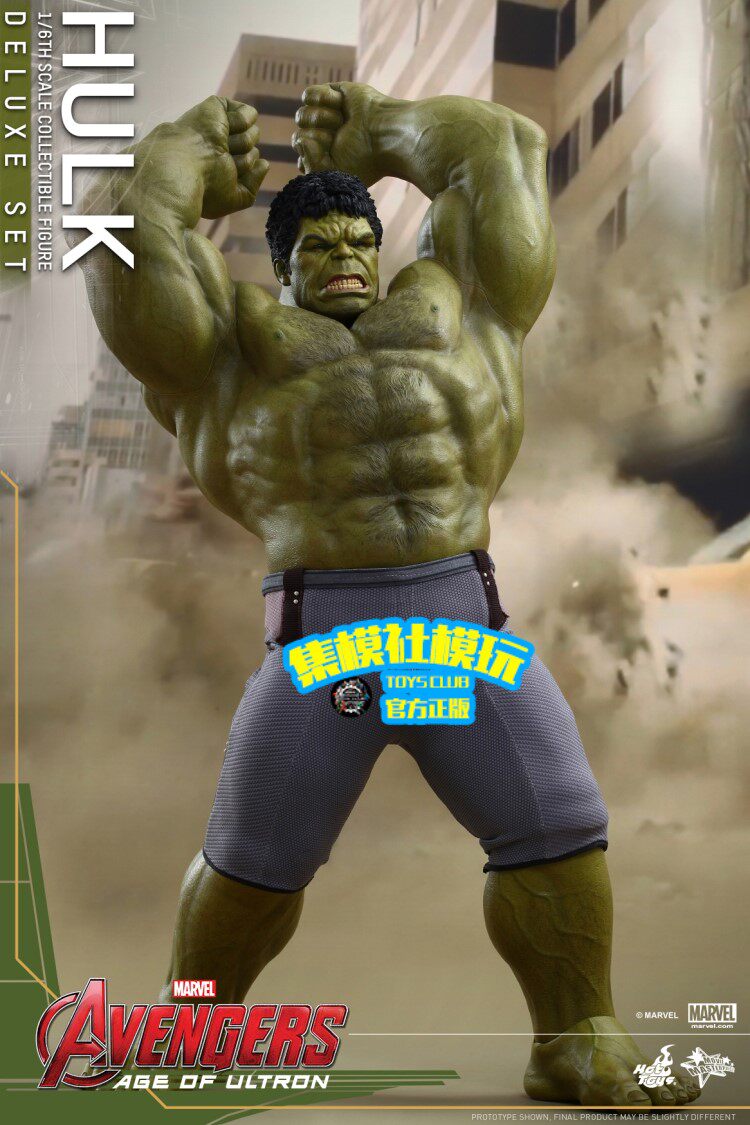 HOTTOYS 1/6 Avengers: Age of Ultron Hulk 2.0 Action Figure MMS286/287