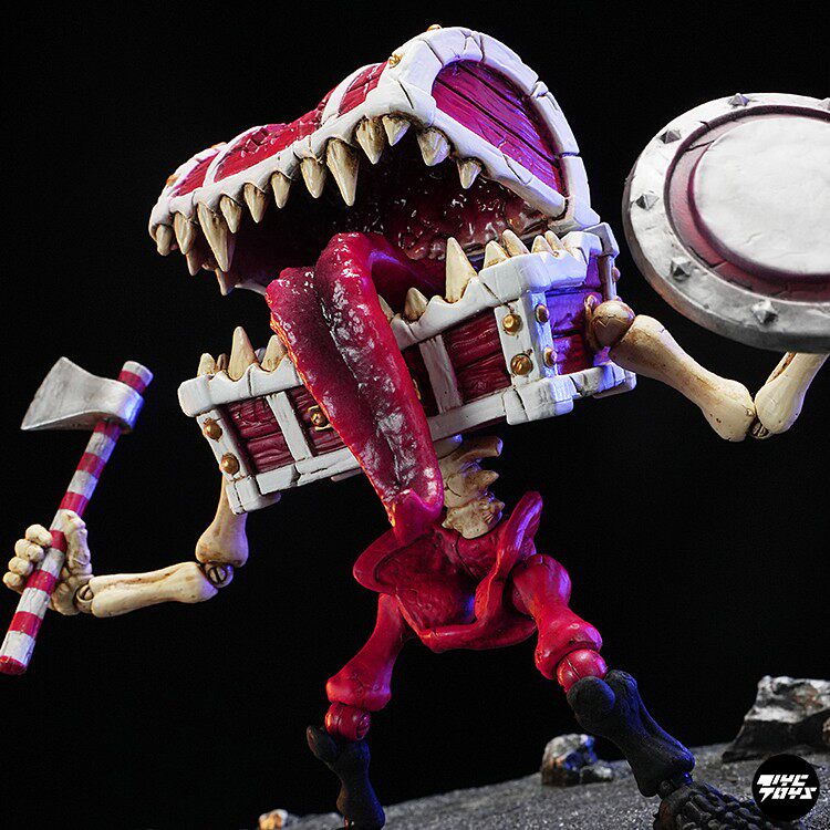 "Skeleton Dungeon: Santa Bones' Mysterious Treasure Chest" Articulated Action Figure