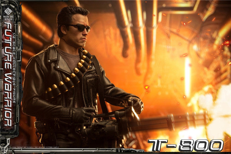 PRESENT TOYS 1/6 Terminator T800 Arnold Future Warrior Figure PT-sp39