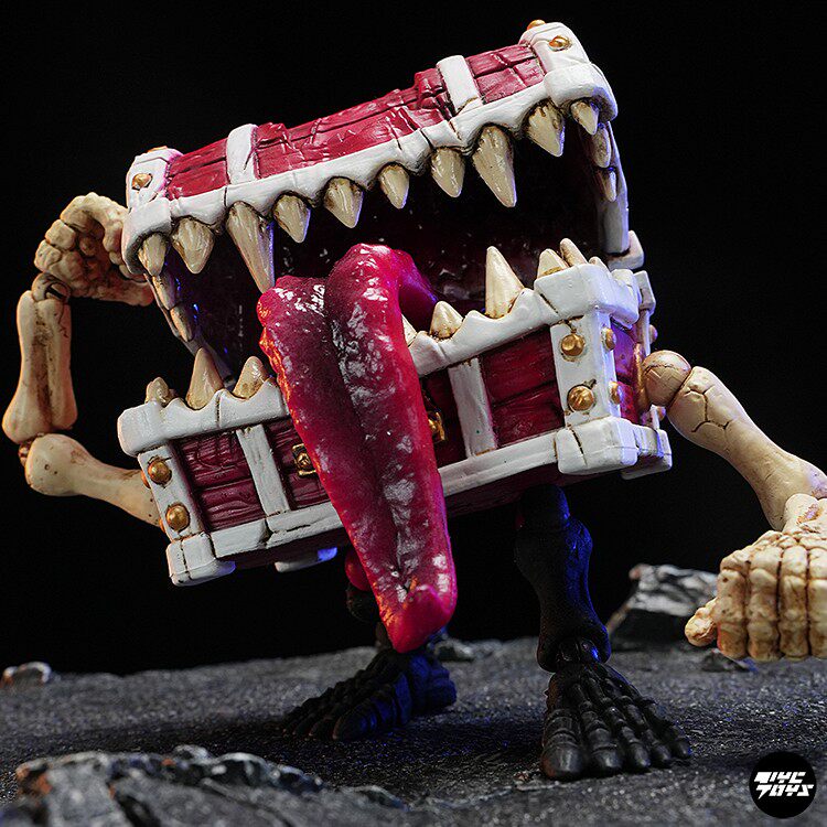 "Skeleton Dungeon: Santa Bones' Mysterious Treasure Chest" Articulated Action Figure