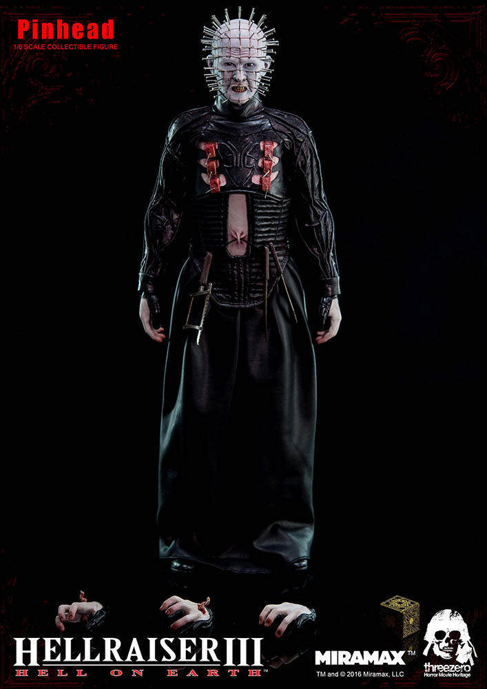 3A threezero raising ghosts and eating people 1/6 hedgehog head nail head movable figure