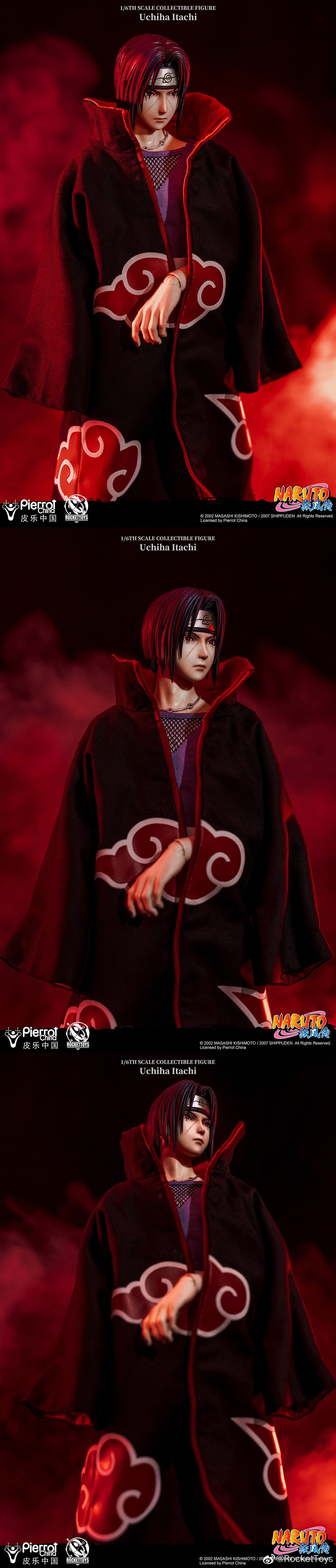 RocketToys 1/6 Naruto Shippuden Uchiha Itachi Action Figure ROC-003