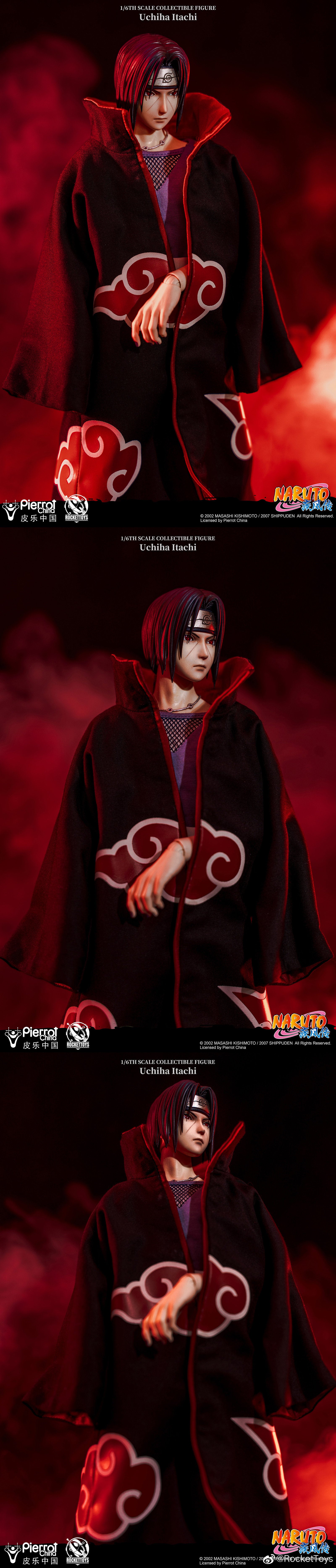 RocketToys 1/6 Naruto Shippuden Uchiha Itachi Action Figure ROC-003