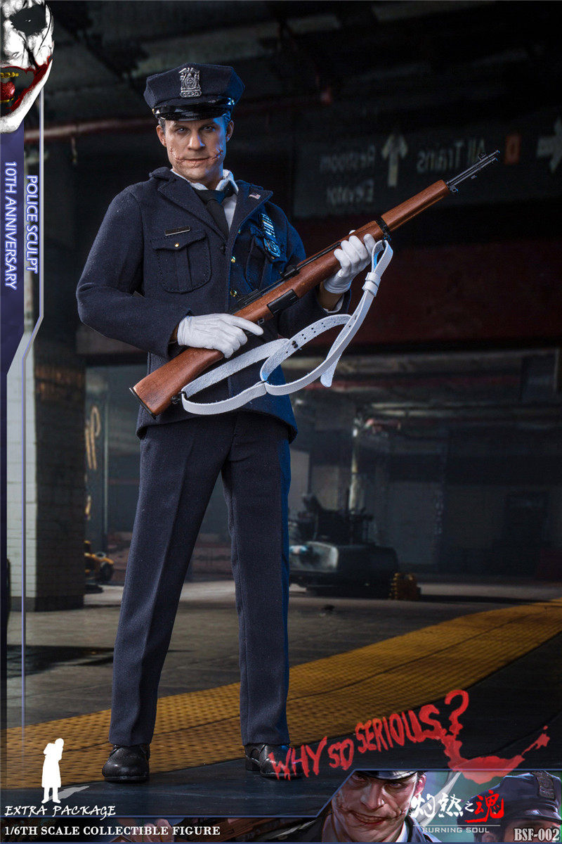 Searing Soul 1/6 Soldier Police Clown BSF002 Batman Heath Ledger JOKER Action Figure